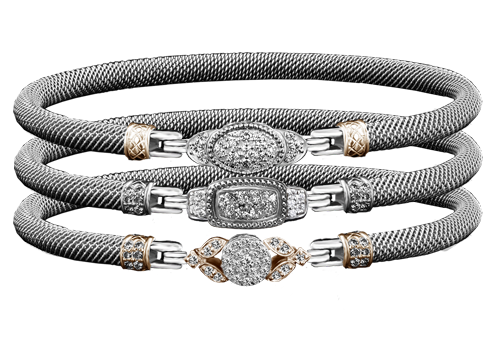 Milanese Mesh Bangles Diamond