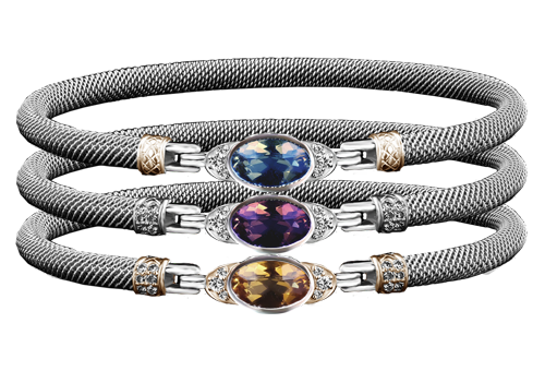 Milanese Mesh Bangles Elegante