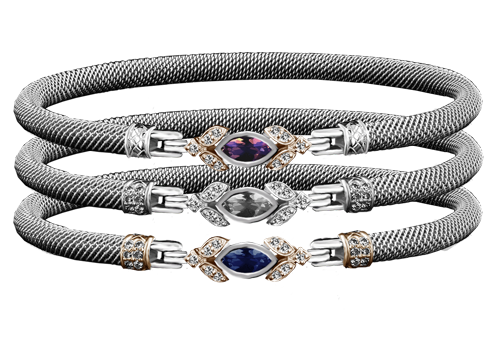 Milanese Mesh Bangles Marchesa