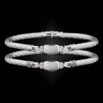 302 Mother of Pearl Caerleon two Classica Bangle Bracelet