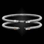 202 Amethyst Milanese Mesh Classica Cuff Bracelet