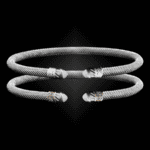 202 Mother of Pearl Milanese Mesh Classica Cuff Bracelet