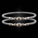 307 Citrine Milanese Mesh La Madre Bangle Bracelet