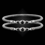 307 Lab Alexandrite Milanese Mesh La Madre Bangle Bracelet