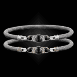 308 Lab Alexandrite Milanese Mesh Belle Forme Bangle Bracelet
