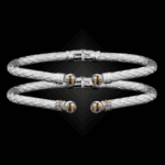 207 Citrine Caerleon two La Madre Cuff Bracelet