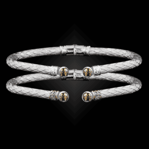 207 Citrine Caerleon two La Madre Cuff Bracelet