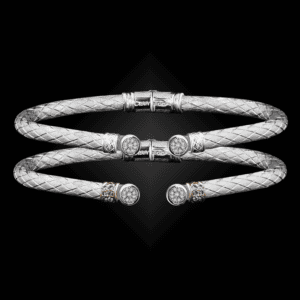 207 Diamond Caerleon two La Madre Cuff Bracelet