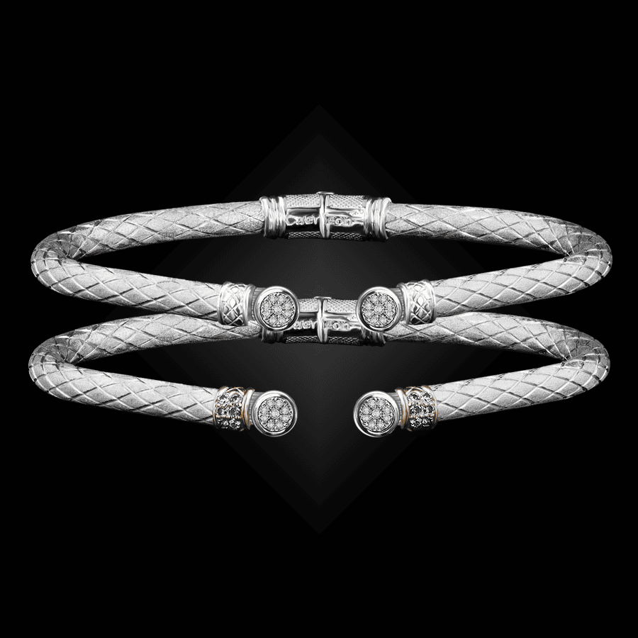 207 Diamond Caerleon two La Madre Cuff Bracelet