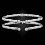 207 Mother of Pearl Caerleon two La Madre Cuff Bracelet
