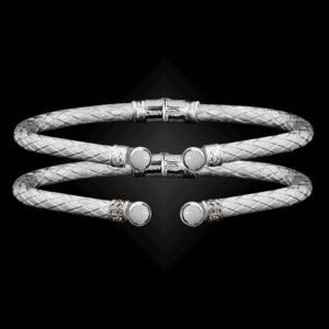 207 Mother of Pearl Caerleon two La Madre Cuff Bracelet