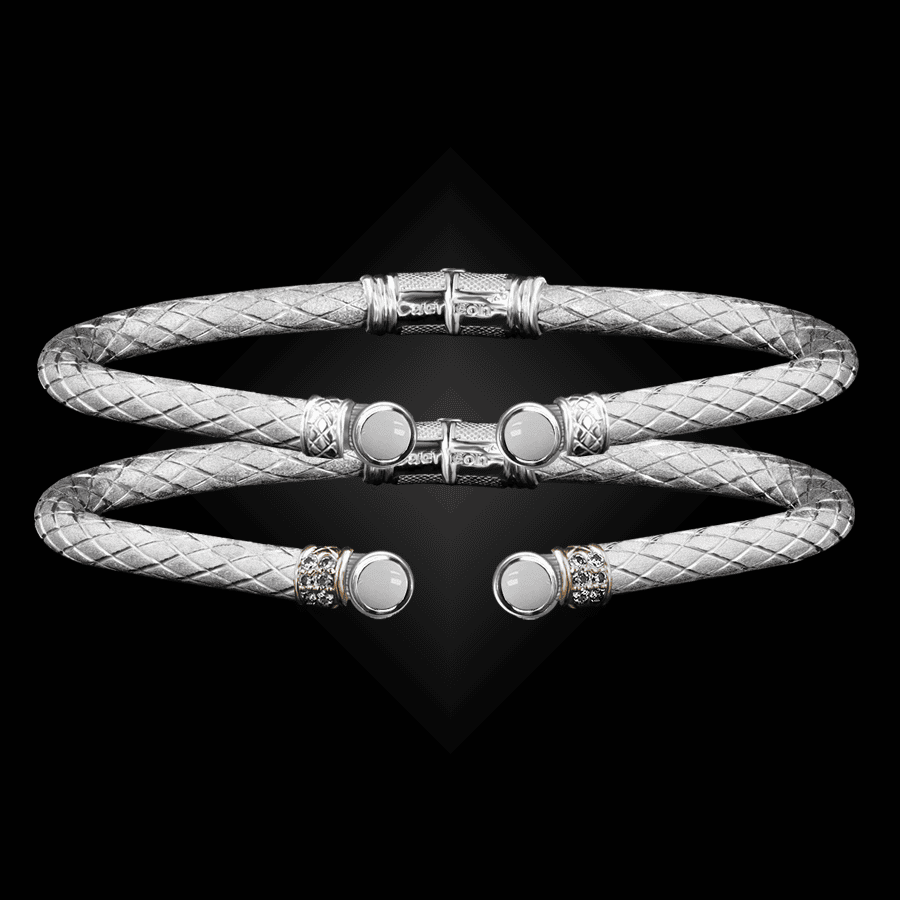 207 Mother of Pearl Caerleon two La Madre Cuff Bracelet