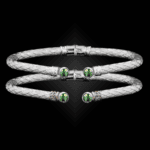 207 Peridot Caerleon two La Madre Cuff Bracelet