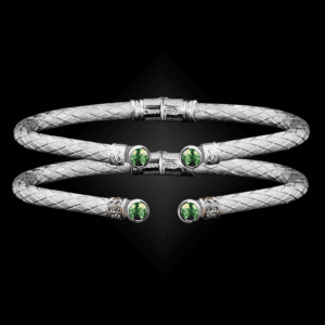 207 Peridot Caerleon two La Madre Cuff Bracelet