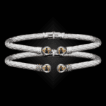 208 Citrine Caerleon two Belle Forme Cuff Bracelet