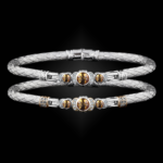 307 Citrine Caerleon two La Madre Bangle Bracelet