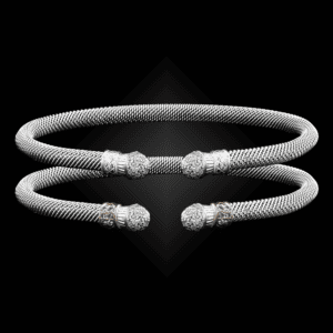 201 Diamond Milanese Mesh Elegante Cuff Bracelet Builder