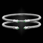 201 Peridot Milanese Mesh Elegante Cuff Bracelet Builder