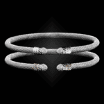 202 Diamond Milanese Mesh Classica Cuff Bracelet Builder