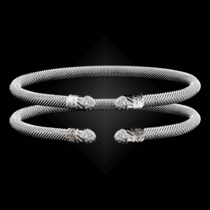 202 Diamond Milanese Mesh Classica Cuff Bracelet Builder