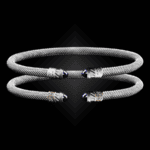 202 Lab Created Sapphire Milanese Mesh Classica Cuff Bracelet Builder