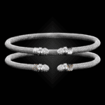 203 Diamond Milanese Mesh Natura Cuff Bracelet Builder