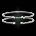203 Peridot Milanese Mesh Natura Cuff Bracelet Builder