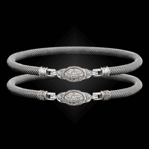 301 Diamond Milanese Mesh Elegante Bangle Bracelet Builder