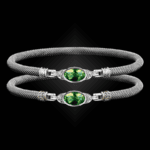 301 Peridot Milanese Mesh Elegante Bangle Bracelet Builder