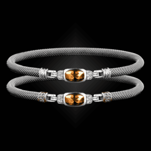 302 Citrine Milanese Mesh Classica Bangle Bracelet Builder