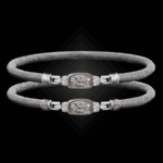 302 Diamond Milanese Mesh Classica Bangle Bracelet Builder