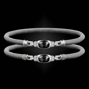 302 Lab Created Alexandrite Milanese Mesh Classica Bangle Bracelet Builder