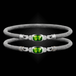 302 Peridot Milanese Mesh Classica Bangle Bracelet Builder