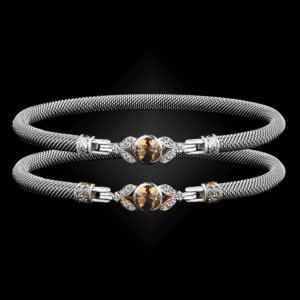 303 Citrine Milanese Mesh Natura Bangle Bracelet Builder