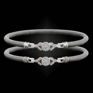 303 Diamond Milanese Mesh Natura Bangle Bracelet Builder