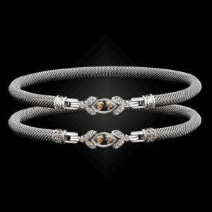 304 Citrine Milanese Mesh Marchesa Bangle Bracelet Builder