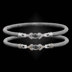 304 Onyx Green Milanese Mesh Marchesa Bangle Bracelet Builder