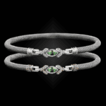 304 Peridot Milanese Mesh Marchesa Bangle Bracelet Builder