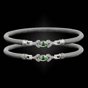 304 Peridot Milanese Mesh Marchesa Bangle Bracelet Builder