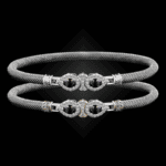305 Lab Alexandrite Milanese Mesh La Pera Bangle Bracelet Builder