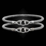 306 Lab Alexandrite Milanese Mesh Cuscino Bangle Bracelet Builder