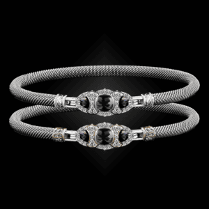 306 Lab Alexandrite Milanese Mesh Cuscino Bangle Bracelet Builder