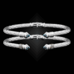 201 Blue Topaz Caerleon two Elegante Cuff Bracelet Builder