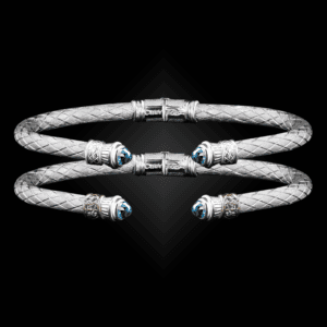 201 Blue Topaz Caerleon two Elegante Cuff Bracelet Builder