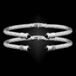 201 Onyx Black Caerleon two Elegante Cuff Bracelet Builder