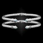 201 Sky Blue Topaz Caerleon two Elegante Cuff Bracelet Builder