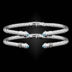 201 Sky Blue Topaz Caerleon two Elegante Cuff Bracelet Builder