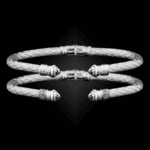 201 White Topaz Caerleon two Elegante Cuff Bracelet Builder
