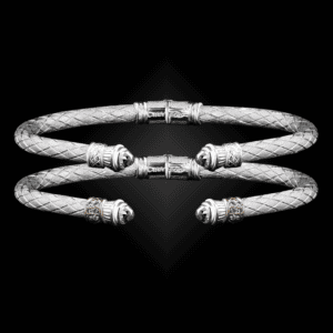 201 White Topaz Caerleon two Elegante Cuff Bracelet Builder