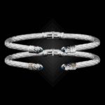 202 Blue Topaz Caerleon two Classica Cuff Bracelet Builder